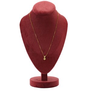 C0012 Colar,ponto de luz com diamante de 50 pontos (0,50ct)