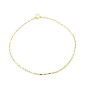 P0010 Pulseira ouro amarelo com 7 bolinhas de ouro
