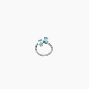 C003 Anel em ouro amarelo diamante 2 pontos