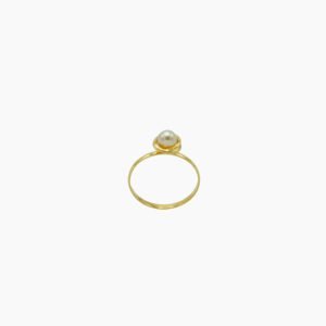1/2 Aliança bolinha com 6 diamantes de 1 ponto