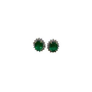 B0014 Brinco gota com inumeros diamantes